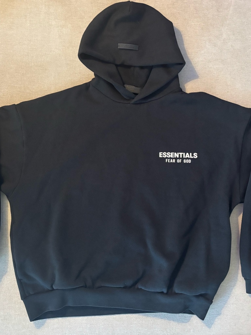 Men's Black Essentials Hoodie
